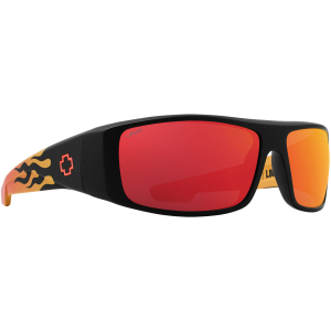 Logan - Spy Optic - Boo Johnson - Matte Black Orange Flames Sunglasses