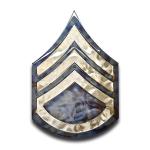 American Liquid Metal - SSG Rank Sign