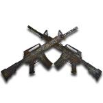 American Liquid Metal - Crossed M4 Sign