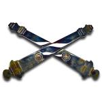 American Liquid Metal - Field Artillery Crossed Cannons Sign