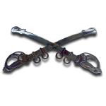 American Liquid Metal - Cavalry Crossed Sabres Sign