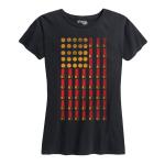 Women's Shotgun Shell Flag Tee