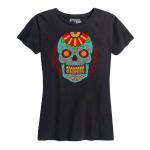 Women's Sugar Skull Blue Tee