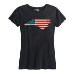 Women's U.S. Flag North Carolina Tee
