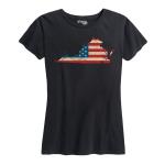Women's U.S. Flag Virginia Tee