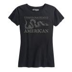 Women's Unapologetically American Join Or Die Snake Tee