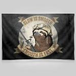 Slow Is Smooth Wall Tapestry