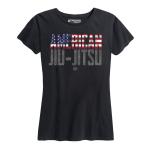 Women's American Jiu Jitsu Flag Tee