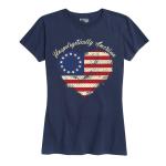 Women's Betsy Ross Heart Tee