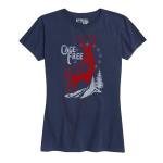 Women's Cage Free Deer Tee