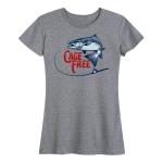 Women's Cage Free Salmon Tee