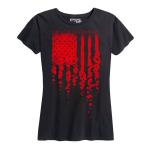 Women's Poppy Flag Tee