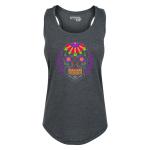 Women's Purple Sugar Skull Tank