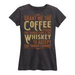 Women's Coffee Whiskey Prayer Tee