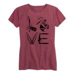 Women's Red Love Tee