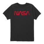 Kid's NASA "Worm" Tee Black
