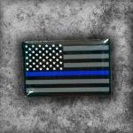 Thin Blue Line Flag Pin