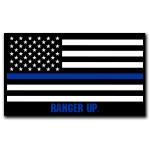 Thin Blue Line Flag Sticker