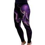 Women's Purple Octopus Leggings