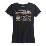 Women's I like My Coffee Black Tee