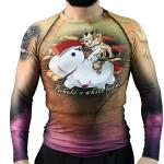 White Horse Long-Sleeve Rash Guard
