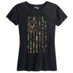 Women's BDU Camo Flag Tee