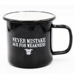 Old Man's Club Age For Weakness Tin Mug