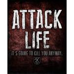 Attack Life Vintage Tin Sign