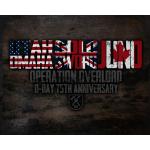 Operation Overlord Vintage Tin Sign