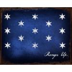 Washington Flag Vintage Tin Sign