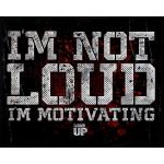 I'm Not Loud Vintage Tin Sign