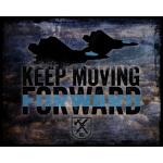 Keep Moving Forward Air Force Vintage Tin Sign