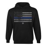 Thin Blue Line Flag Hoodie