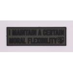 Moral Flexibility PVC Patch