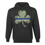 Thin Blue Line Shamrock Hoodie