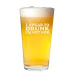 Swear To Drunk Pint Glass