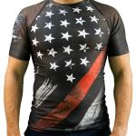 Thin Red Line Flag Rash Guard