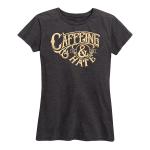 Women's Caffeine & Hate Typography Tee