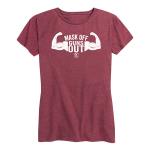 Women's Masks Off Guns Out Tee
