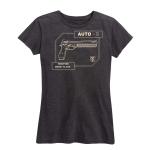 Women's Cinematic Gun Auto Tee