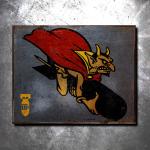 Barking Devils Vintage Tin Sign
