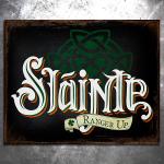 Slainte Old World Vintage Tin Sign