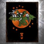 Night Fighter Vintage Tin Sign