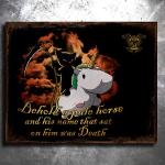 Pale Horse Vintage Tin Sign