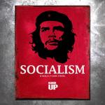 Socialism is Stupid Vintage Tin Sign