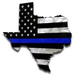 American Liquid Metal - Texas Thin Blue Line Sign