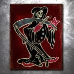 VF-35 Grim Reaper Vintage Tin Sign