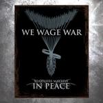 Wage War Vintage Tin Sign