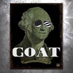 Washington GOAT Vintage Tin Sign