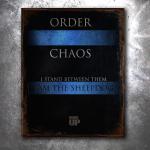 Order And Chaos Vintage Tin Sign